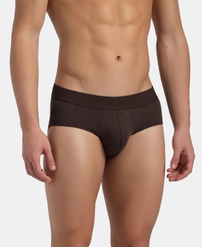Image of Jockey LM05 Men Bamboo Cotton Elastane Stretch Breathable Mesh Brief with StayDry Treatment