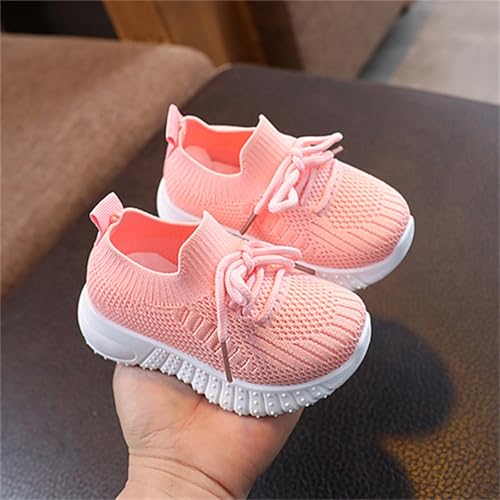 Baby Boy Girl First Walking Shoes Toddler Infant Mesh Sneakers Breathable Lightweight Non-Slip Rubber Sole Summer4