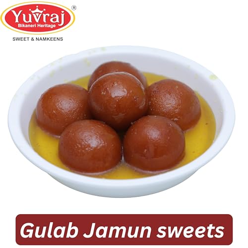 Image of YUVRAJ Gulabjamun Indian desert sweets 1 kg pack