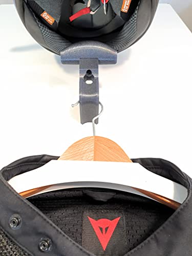 Porta Casco Moto da Parete - Appendi Casco Moto