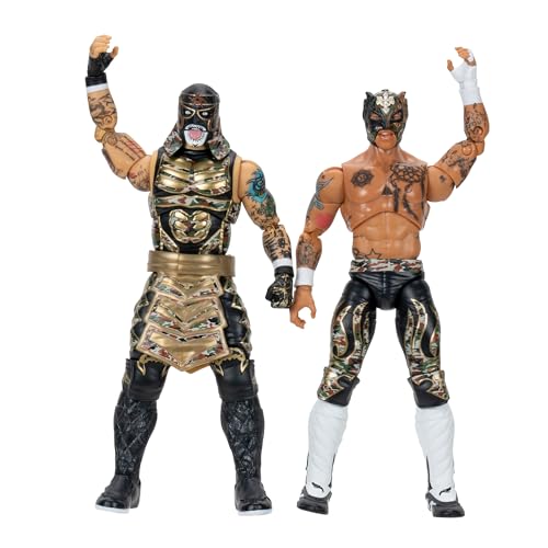 AEW Unrivaled Lucha Bros 2-Pack - Two 6-Inch Figures with Alternate Hand Accessories (Amazon Exclusive)