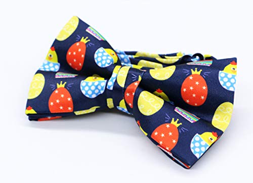 Ocia Holiday Pre-Tied Bow Tie Festival Pattern Bowtie For Mens & Boys St Patricks Day Easter Easter-Eggs #TOP5