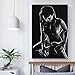 Canvas Art Black And White Sexy Female Couple Canvas Painting Abstract Sex Picture Body Art Posters And Prints Home Decor. Canvas Painting Posters And Prints Wall Art Pictures for Living Room Bedroom