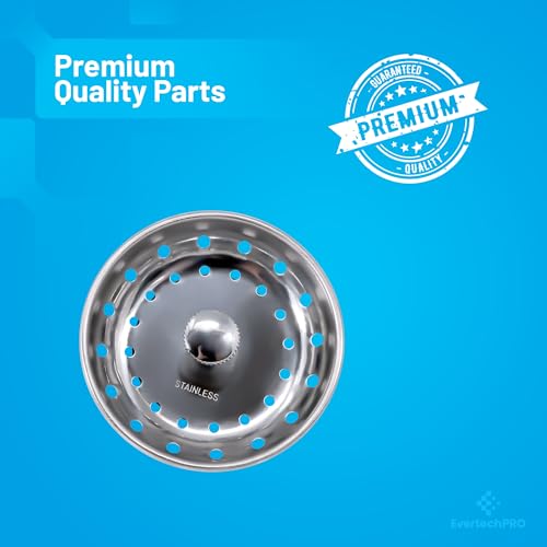 Cesto colador y tapón para fregadero de cocina acero inoxidable miniatura 2