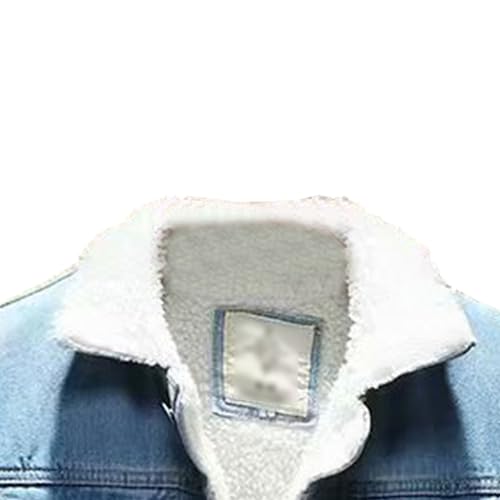 Maiyifu-GJ Men's Sherpa Fleece Lined Denim Jacket Thickened Warm Winter Trucker Coats Button Down Cowboy Jean Jacket2