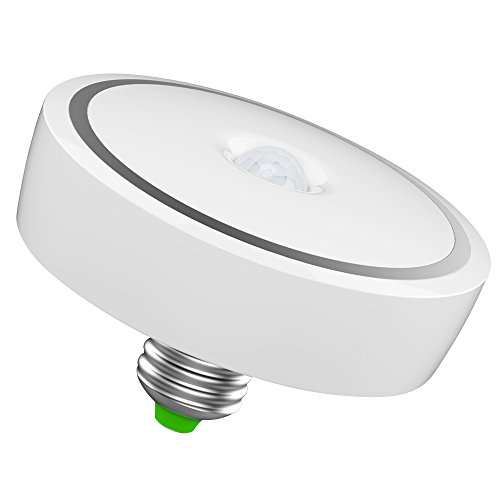 QPAU E27 12W 24 LED PIR Motion Sensor Bulb, Warm White