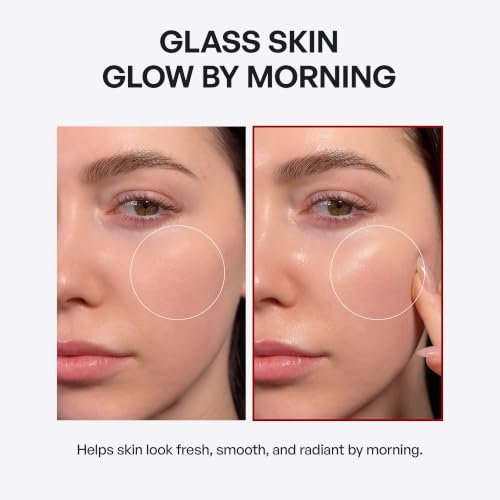 Image of House of B Glow Glutathione 2-Step Face Film Set for Wrinkle Reduction & Skin Tone Enhancement, Shine Your Light with 3 Counts Korean Mask