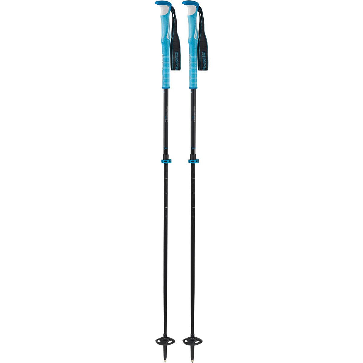 Komperdell Carbon C7 Ascent - Bastones de esquí, Color Azul