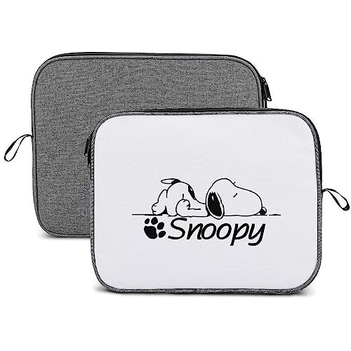スヌーピー『13-14インチ対応』 パソコンケース 360°保護 ノートパソコン タブレット ポリエステル Moiiss Pcケース キャラクター かわいい 軽量 防水 耐衝撃 男女兼用 おしゃれ