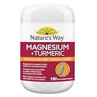Nature's Way Magnesium Plus Turmeric 150 Tablets