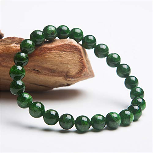 Bracelet Diopside Vert extensible ajustable qui ne serre pas le poignet - 4