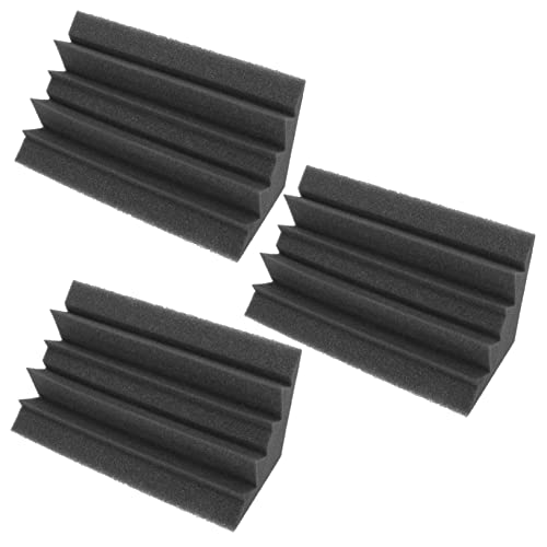 3pcs Corner Bass Trap Paneles Acústicos Absorbentes de Sonido en Espuma miniatura 1