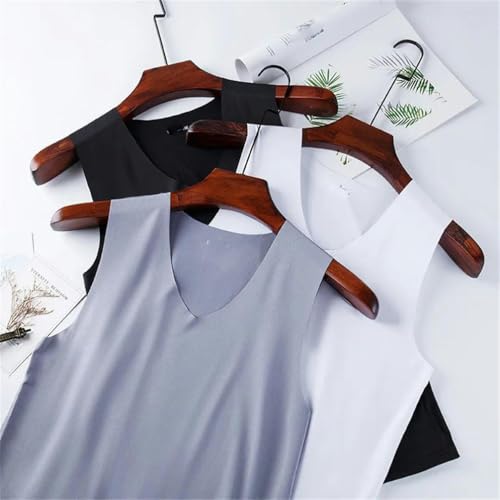 Ropa interior para hombre JXQXHCFS camiseta sin mangas transpirable fresca 2