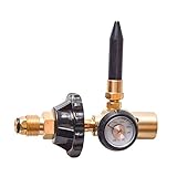 Messbereich: 0-3000 (PSI) Das elektromagnetische Ventil 1Pc Messing Ballon Inflator Regler mit Manometer for G5 / 8 Tankventile 145 * 135mm Druckminderer Industriebedarf