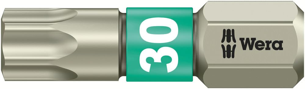 Wera 05071109001 Bit-Check 30 Stainless 1, Surtido de puntas, 30 piezas