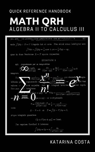 Math QRH: Alegebra II to Calculus III
