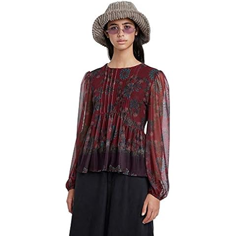Camiseta roja Desigual TS_Lenny para mujer Cover