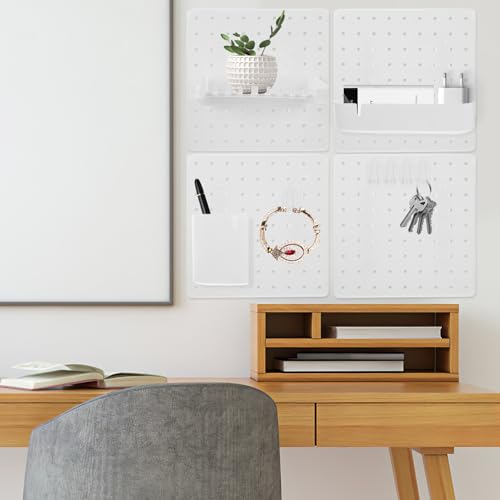 Pegboard mural étagères ovales en ABS pour optimiser les petits espaces - 8