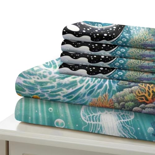 Housse de couette orque avec fermeture éclair cachée et microfibre douce lit de 220x240cm - 6