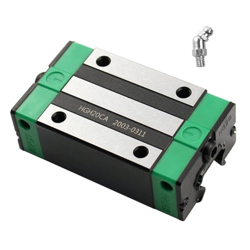 HGH20CA リニアガイドブロック HGR20方形直線レール対応 高精度スライド軸受 CNCフライス盤・自動化装置用