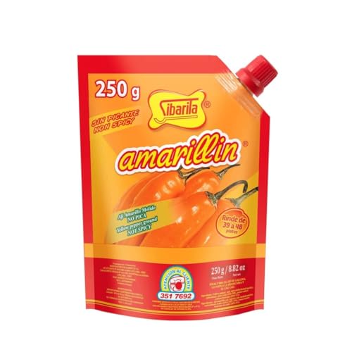 Salsa de Ají Amarillo Sibarita, Sin Picante, Natural, para Comidas Latinas