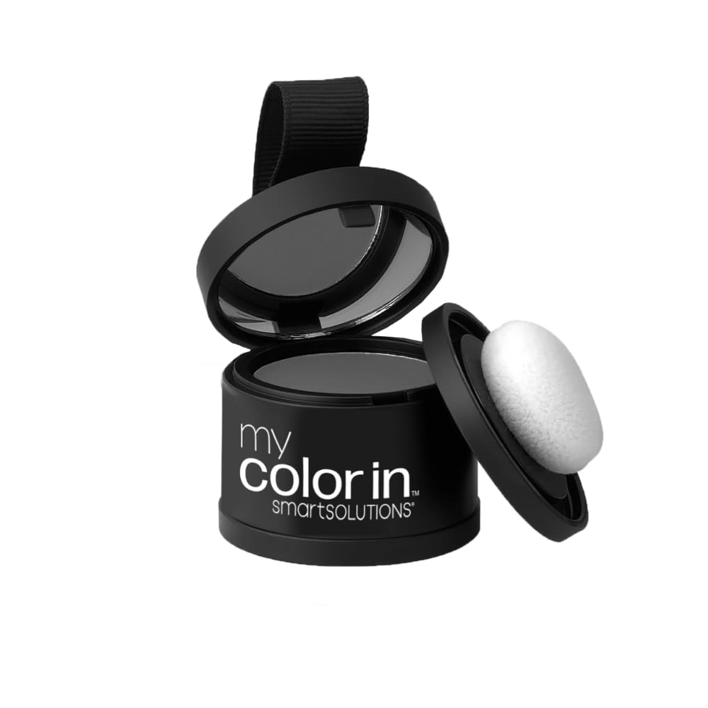 SMART SOLUTIONS Instant Hair Color Touch Up Powder 0 41 oz Covers Roots Grays Instantly Smooth Blendable Formula