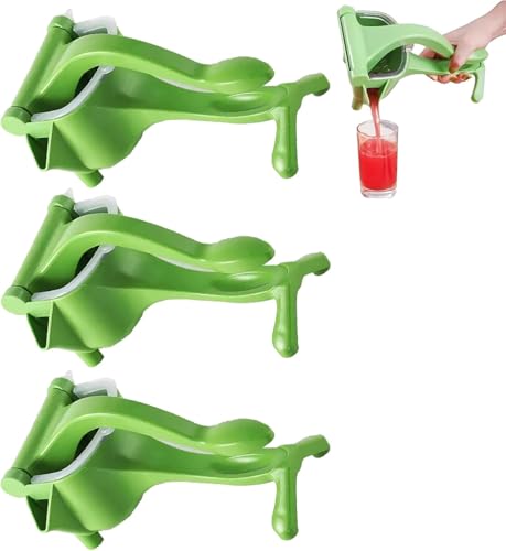 Exprimidor de jugo de grado alimenticio, exprimidor de frutas versátil, exprimidor manual portátil para sandía, limón, naranja y uvas con mango ergonómico
