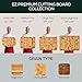 EZ FURNITURE Small (S) Teak Edge Grain Cutting Board, Reversible, Knife-Friendly Charcuterie Wood Cutting Board, Juice Groove & Handles, Non-Toxic, Gift Box Included (Herringbone, 14