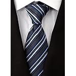 Adulove Men's Necktie Classic Silk Tie Woven Jacquard Neck Ties 6 PCS - Image 4