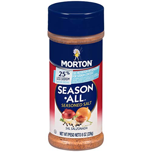 Morton Season-All Seasoned Salt, Less Sodium, 8 Ounce image 2