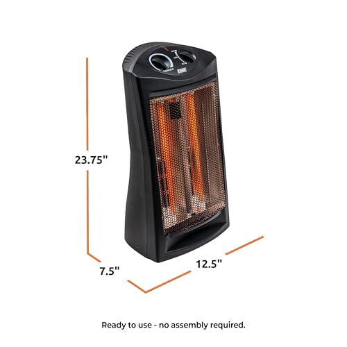 1,500-Watt Quartz Tower Space Heater for Home Use