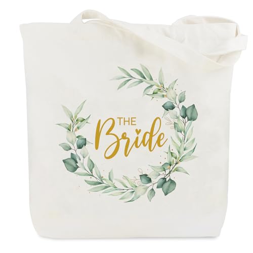Huaceary Wedding Gifts Bag Wedding Gifts for Bride and Groom Canvas Bag Totes Wedding Gifts for Couple Wedding Present Engagement Gifts Bride to Be Gifts Ideas Tote Bag Reusable Grocery Canvas Bag