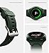 Dexnor for Samsung Galaxy Watch Active 2 Band 44mm, New Upgrade [Raised Bezel & Snap-on] Rugged Shockproof Case with Adjustable Strap Band for Galaxy Watch Active 2 [44mm] 2019 Release, Army Green