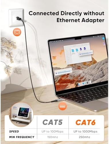 CR35 2in1 Type-C ve USB 3.0'dan 1000 Mbps RJ45 Ethernet 2 Mt Kablo Ağ Kablosu Alüminyum Kasa Kopmaz Örgü Kablo - Görsel 3