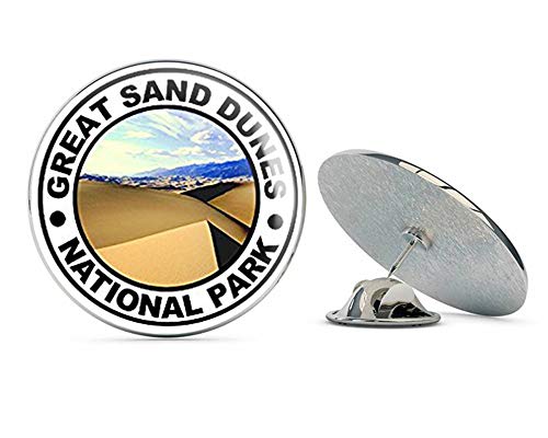 Round Great Sand Dunes National Park (rv Hike Hiking) Metal 0.75