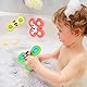 Ainiv Saugnapfer Drehspielzeug, 3 Stück Saugnapf Spinner Toys, Finger Hand Spinner, Cartoon Badespielzeug Wasserspielzeug, Sensorisches Sensorik Spielzeug für Baby, Fidget Toys Geschenke für 1-6 Jahre