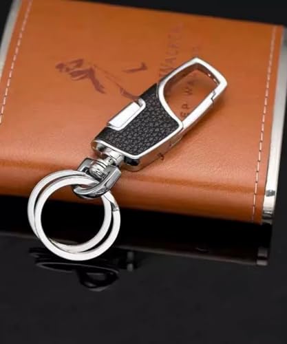 Image of 3pcs Heavy Duty Key Chain, 3 Pack Car Key Chains with 2 Metal Key Rings Carabiner Keychains