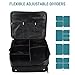 Golf Bag Organizer Golf Trunk Organizer Premium Multi Compartment Golf Car Storage Box with Shoe Compartment for Golfers Heavy Duty Black Large