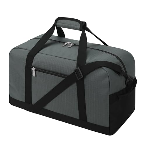 Small Gym Bag 18 inch Carry On Duffel Bag for Weekender Travel - Dark Grey 18inch Dark Grey