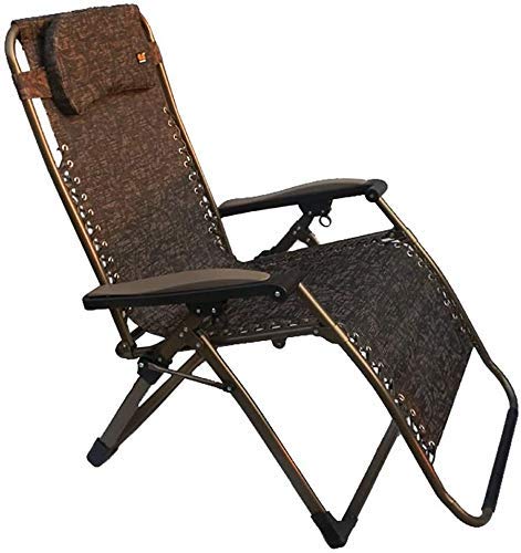 Chaise portable de camping et plage avec dossier réglable pour jardin ou patio