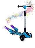 🛴 MUY SEGURO: Tiene 2 sistemas de BLOQUEO. Uno para que el manillar no se pueda bajar y otro Para que el niño no pueda PLEGARLO sin la supervisión de un ADULTO. Garantizando de esta manera el buen funcionamiento del patinete y SEGURIDAD del niño.