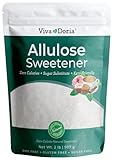 Viva Doria Allulose Sweetener, 2 lb (907g) | Zero Calorie Sugar Substitute | Great for Coffee, Tea, Cooking and Baking | Keto Friendly | Non-Erythritol, GMO Free, Gluten Free & Vegan Sweetener