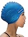 SWIM CAP FOR LONG HAIR, Olympian Swimming Caps Designed for Deluxe Comfort, Made with Best Premium Silicone to Protect Womens Hair, Colors are Black, Blue, & Pink!