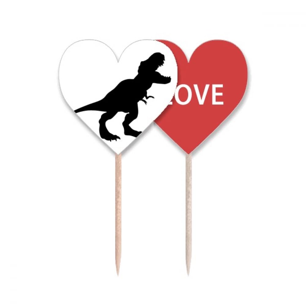 Pique gâteau dinosaure T-Rex drapeau décoratif pour surprise anniversaire