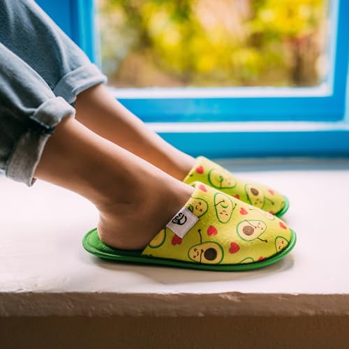 Slippers for Women, Men & Kids Memory Foam Funny Designs Unicorn Music Rainbow Comics Games Gift3