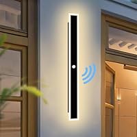 Lang Muurlamp Buiten met Bewegingssensor, IP65 Waterbestendig LED