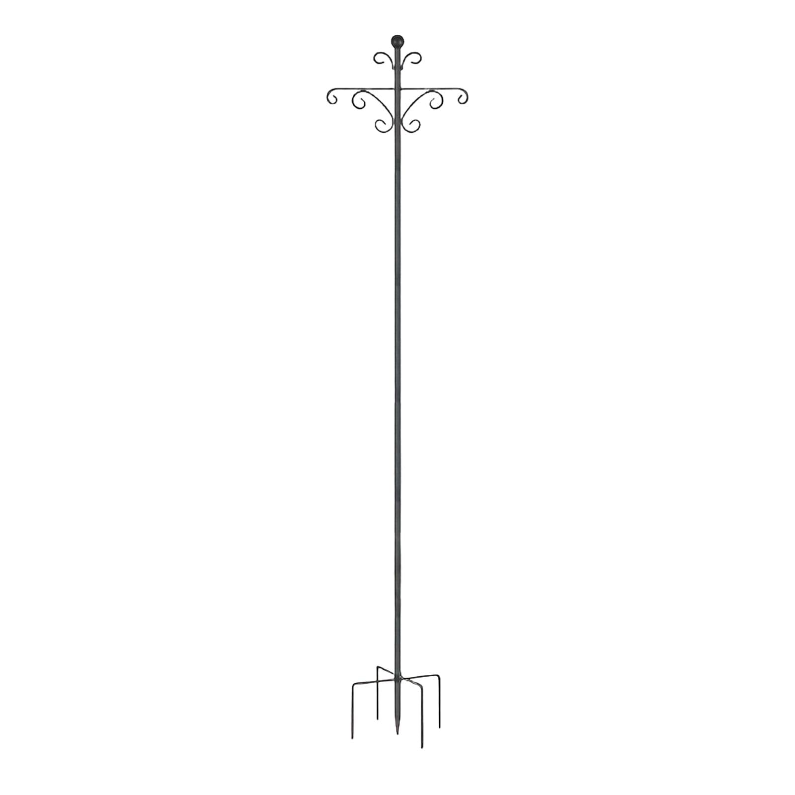 Outdoor Shepherd Hook Iron with Double Hooks for Hanging Flower Basket Decor 92inch|Home & Garden|Yard, Garden & Outdoor Living|Gardening Supplies|Plant Care, Soil & Accessories-image-10