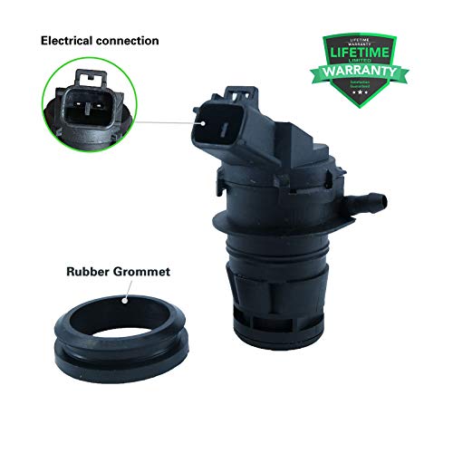 Tostmolt 1Pc 12V Windshield Washer Fluid Pump Motor W/Grommet For Prius Camry Corolla Tacoma Tundra Highlander Sienna Yaris Xb Xd Tc Iq Cx9 Cx7 5 3 6 Accord Civic Rx Rc Es Lx Gs Hs Ct Ls Is Gx & Multi #TOP4