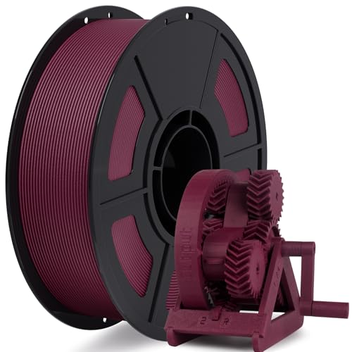 IEMAI Carbon Fiber PETG Filament 1.75mm Matte Red 1KG, PETG-CF 3D Printer Filament with Dimensional Stability & Low Warpage, High Stiffness, Heat Resistant, Easy Print