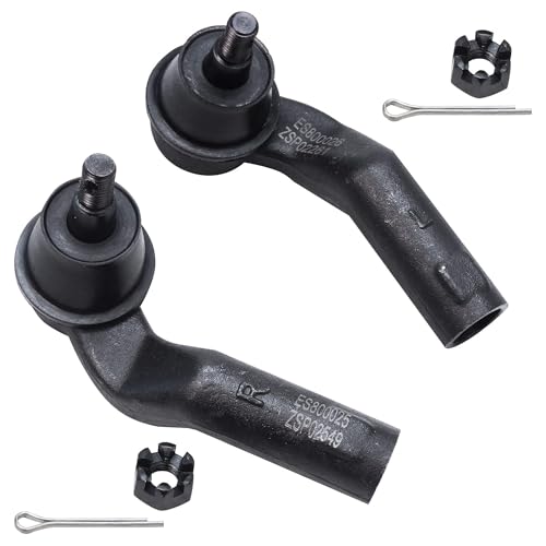Image of Detroit Axle - Front Struts w /Coil Spring Sway Bar Links Inner Outer Tie Rod Ends Replacement for 2012 2013 2014 2015 Mazda 5